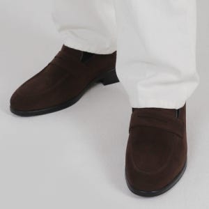 파스코로젠 브랜던 U팁 스웨이드 페니로퍼 | 브라운 JC2105-BR-BROWN
