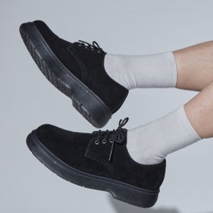 파스코로젠 에런 4홀 오버솔 더비슈즈 | 블랙 JC3600-BK-Black