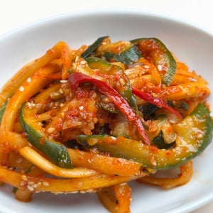 [벌교 남도반찬시리즈] 절대손맛 도라지오이무침, (전설의 벌교)자매의 딸기밭