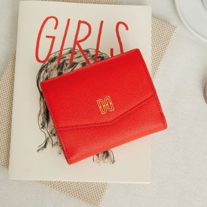 [닥스 액세서리 여성] 닥스 DD로고 소가죽 반지갑 WCWA4F376R2