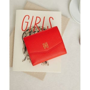 닥스 액세서리 여성 24FW 스테디셀러 DD로고 소가죽 반지갑 WCWA4F376R2