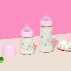 [그로미미x노티드] PPSU 슈가베어 젖병트윈팩 (2개입) 200ml/300ml