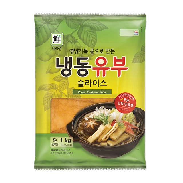 한미식품 대림선 선 냉동 유부 1kg, 1개