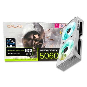 삼성전자 갤럭시 GALAX 지포스 RTX 5060 EX WHITE OC D7 8GB 그래픽카드