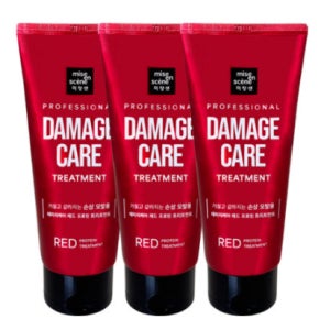 미쟝센 데미지케어 레드 프로틴 트리트먼트 330ml x 3개