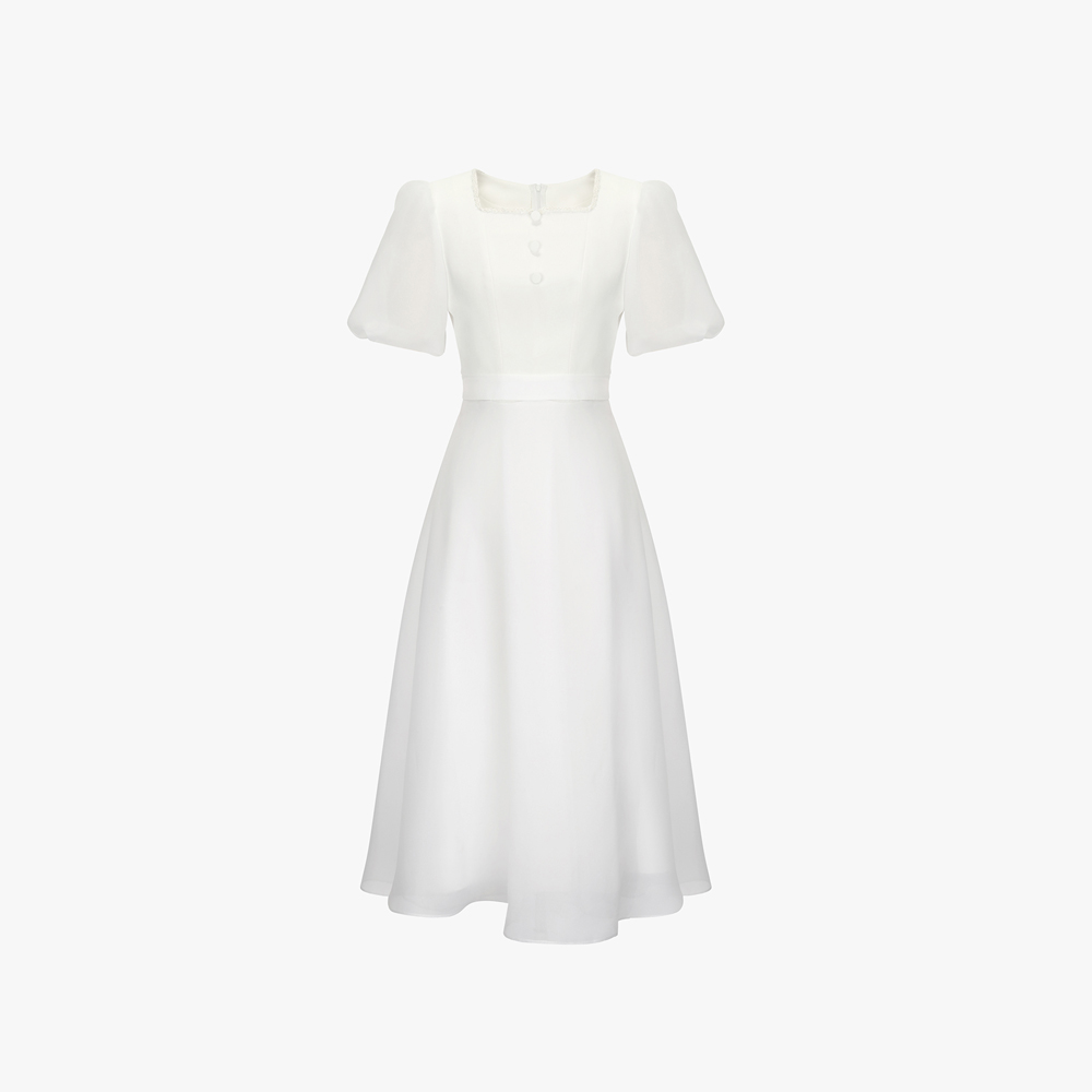 잇미샤 텍스쳐 블록 원피스 ITN4WOP720