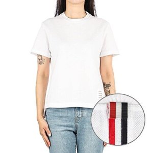 톰브라운 [톰브라운]25FW 여성 반팔 티셔츠 (FJS013A 00050 100)