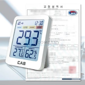카스 표준 체감 온습도계 교정 KOLAS 해썹 검교정 T701 제품+교정성적서 포함