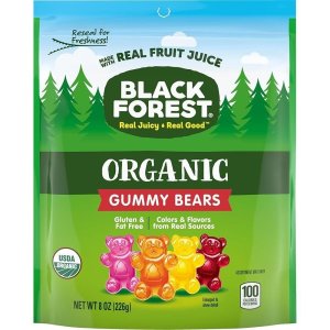 Black Forest 유기농 젤리 베어 캔디 226.8g 6개 팩