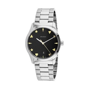 구찌 YA1264029 G타임리스 남성 메탈 쿼츠 38mm YA1264029A 1361387 1000471063365