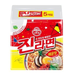 오뚜기 진라면 매운맛 120G*5입