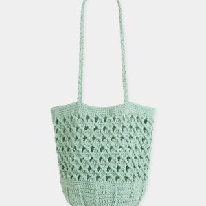 코튼 헬릭스 N6 다이아 볼륨 네트백