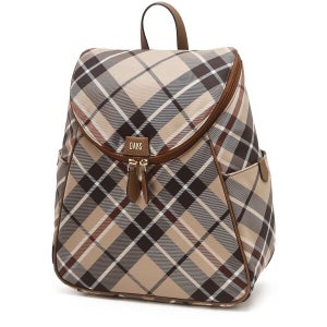 [닥스 액세서리 여성] 닥스 체크 백팩 WCBA4F688W2