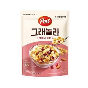 [오피스디포]포스트 그래놀라 크렌베리 아몬드 350g 동서식품 1BOX 10EA