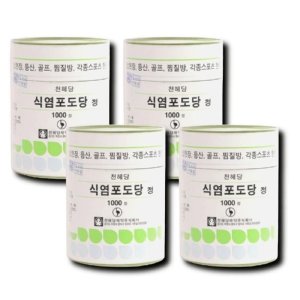 천혜당 식염포도당 1000정 대용량 4개