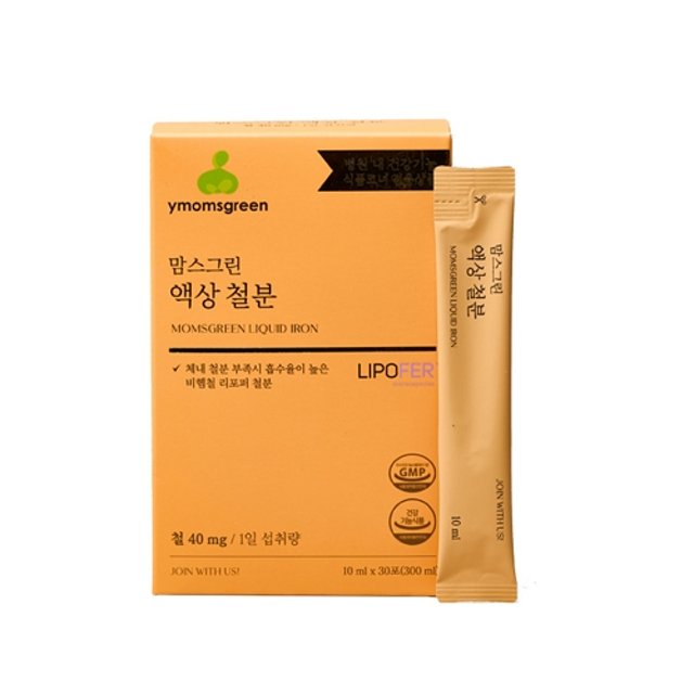 맘스그린 액상철분 10ml x 30포, 1개