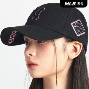 [MLB공식] 21N 다이아몬드 스트럭쳐 볼캡 NY (Black) 3ACP8501N