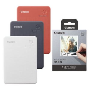 캐논공식총판 셀피 스퀘어 QX20 미니 포토프린터 + 용지 20매