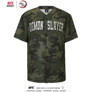 [유에프씨 스포츠] UFC SPORT｜귀멸의 칼날 멸 메가핏 베이스볼 저지 반팔 티셔츠 카모 U2SSW2389CM U2SSW2389CM