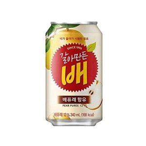 [오피스디포]갈아만든배 340ml 캔 해태음료 1BOX 48개입