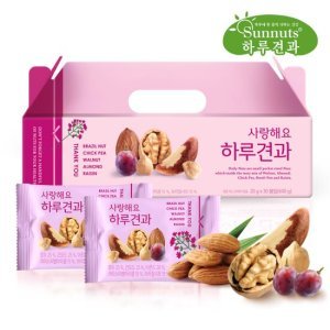 하루견과 사랑해요하루견과 30입 선물세트