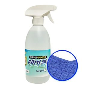 테이블싹500ml 5개X걸레3개 <b>살</b> 균세정제 탈취 기름때