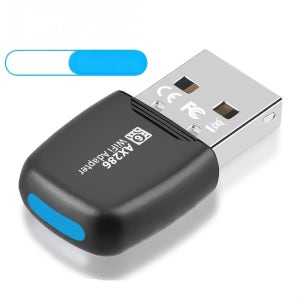 USB 286Mbps WiFi6 무선 어댑터, 데스크탑 및 노트북 컴퓨터용, 2.4GHz 강력한 침투력, 더 긴 전송 범위, Windows/7/10/11 전용, 플러그 앤 플레이,