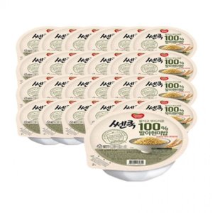 동원 쎈쿡 100퍼센트 발아현미밥 195g24개 (1박스)