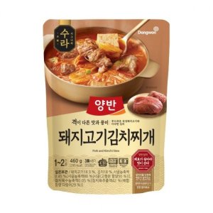 동원 양반 수라 돼지고기 김치찌개 460g (1-2인분) 5개