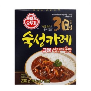 즉석밥 오뚜기 3분 3일숙성 카레 약간매운맛 200g x12개