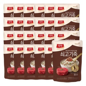 동원 양반 쇠고기죽 420g 24개