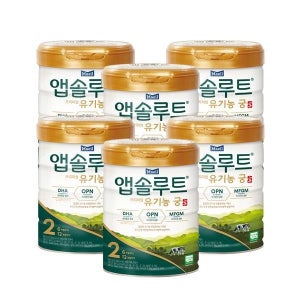 앱솔루트 [보리보리]앱솔루트 유기농 궁 2단계 800g 6캔