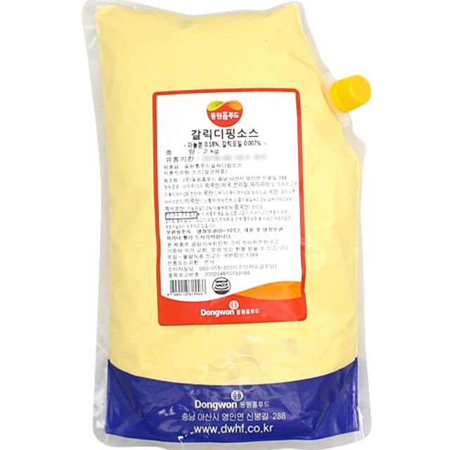 동원홈푸드 <b>갈릭</b>디핑 소스 2kg, 1개