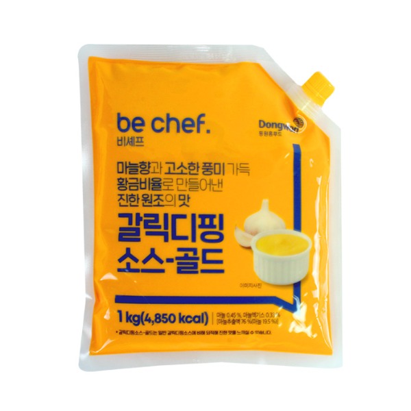 동원홈푸드 비셰프 <b>갈릭</b>디핑소스 골드 1kg, 1개