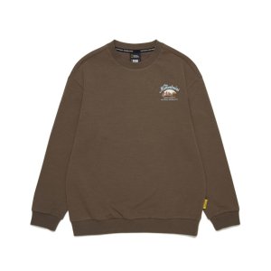 내셔널지오그래픽 키즈 K253USW940 시즌 백그래픽 맨투맨 BROWN