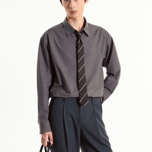[티엔지티] Comfort Cotton Shirt (Grey) TNSH5F100G2