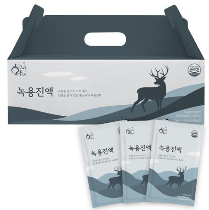 황금이네 <b>녹용</b>진액 100ml x 30포, 1개