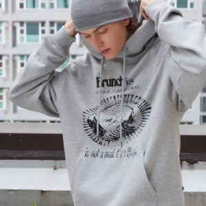 디바인디스턴스 모노 브런치 후드티 | 그레이멜란지 D23FHD101GM-D23FHD101GM