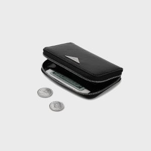 [페넥] TRIANGLE ZIPPER POCKET - BLACK