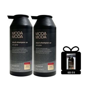 모다모다 제로 그레이 블랙 샴푸 10 300g (2개) + 1회용 1...