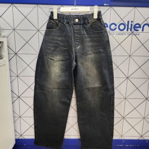 [에꼴리에 (패플)] [에꼴리에]에꼴리에 더센트럴 입체 배기 다크블루진 25C5204