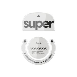 펄사 로지텍 GPRO X 슈퍼라이트 전용 슈퍼글라이드 유리 마우스피트 화이트색상 Type-S 유광