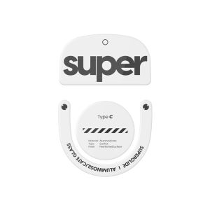 펄사 로지텍 GPRO X 슈퍼라이트2 전용 슈퍼글라이드 유리 마우스피트 화이트색상 Type-C 무광