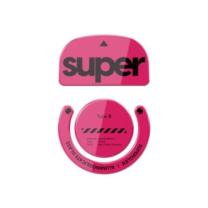 펄사 로지텍 GPRO X 슈퍼라이트 전용 슈퍼글라이드 유리 마우스피트 마젠타색상 Type-S 유광