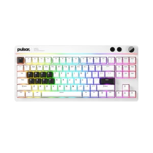 펄사 XBOARD QS 기계식 게이밍 키보드 유선 화이트색상