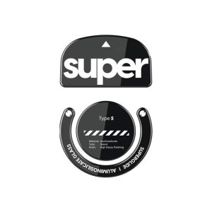 펄사 로지텍 GPRO X 슈퍼라이트 전용 슈퍼글라이드 유리 마우스피트 블랙색상 Type-S 유광