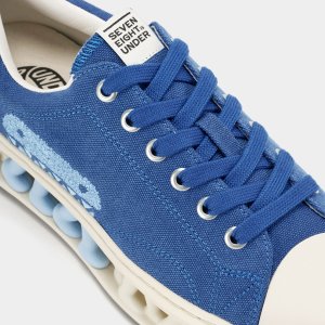 세븐에잇언더 M-1 GRAPHIC LOW TOP_VINTAGE BLUE