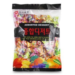 과일 맛 종합 디저트 캔디 700gx8개 1박스 대용량 옛날 사탕 어르신 간식 파티