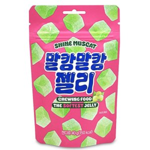 샤인머스켓 포도 맛 젤리 40gx40개 1박스 답례품 단체 대용량 어린이 간식 파티
