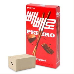 초코 막대 과자 빼빼로 오리지널 37gx40개 1박스 어린이 사무실 간식 답례 선물
